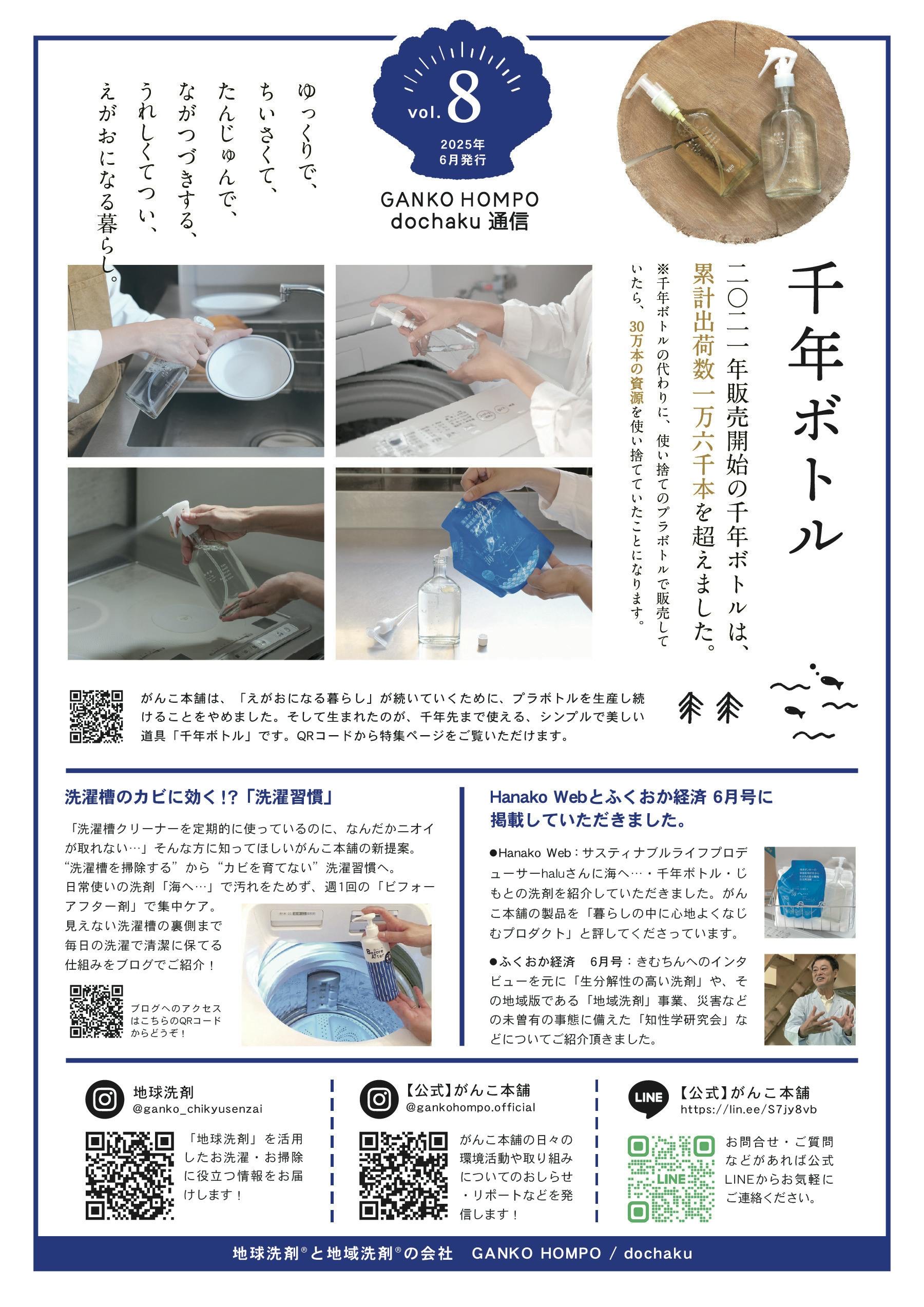 GANKOHOMPOdochaku通信vol.8 ～千年ボトル～